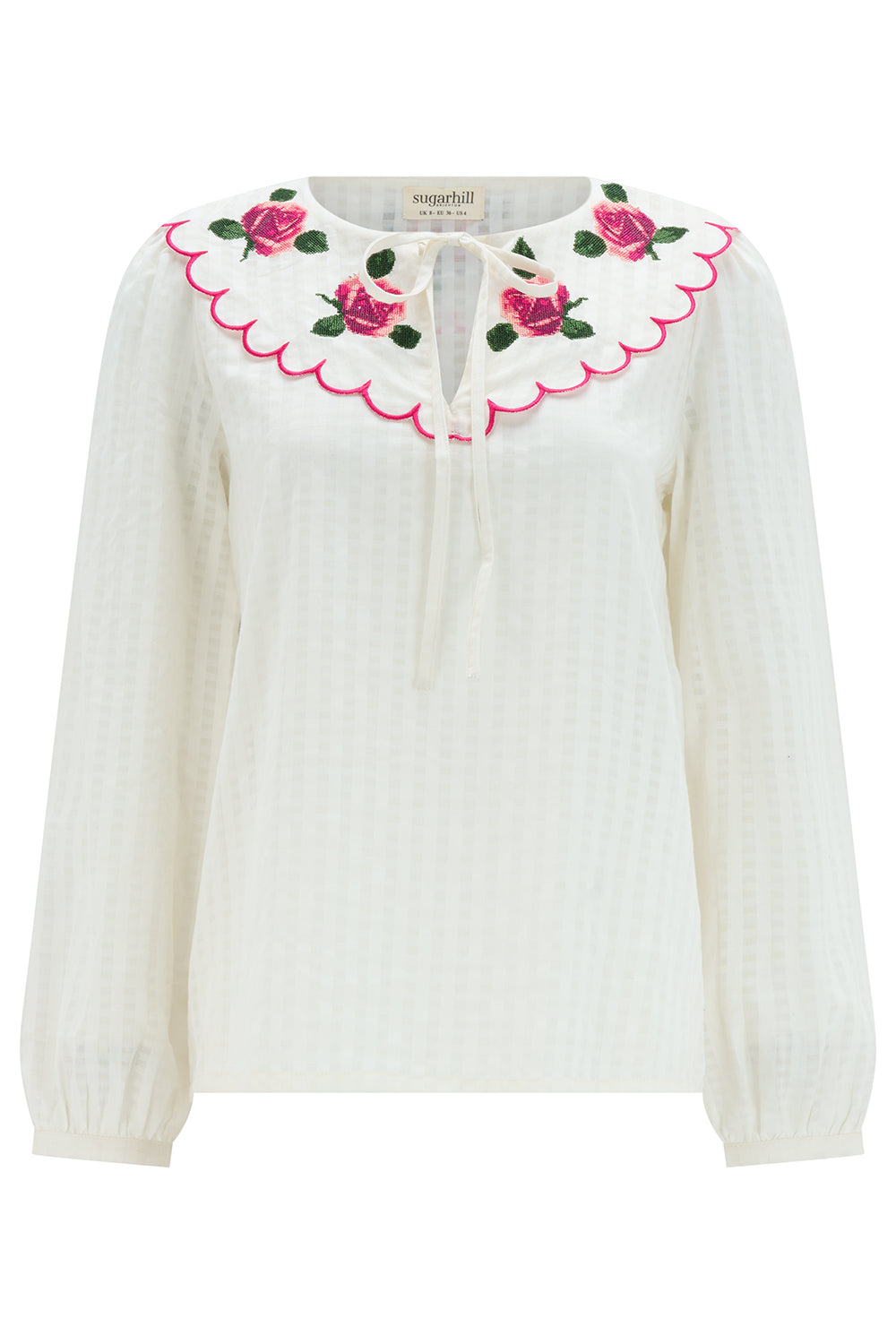Nessie Scallop Collar Blouse