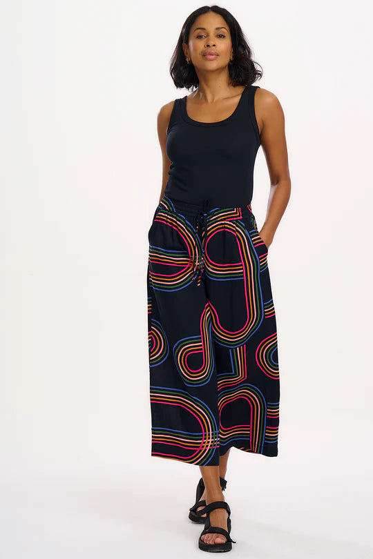 Ameera Cropped Wide Leg Trousers