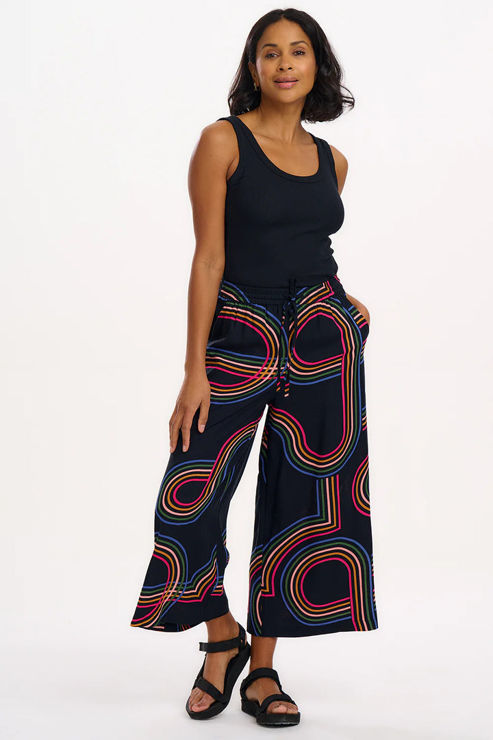 Ameera Cropped Wide Leg Trousers