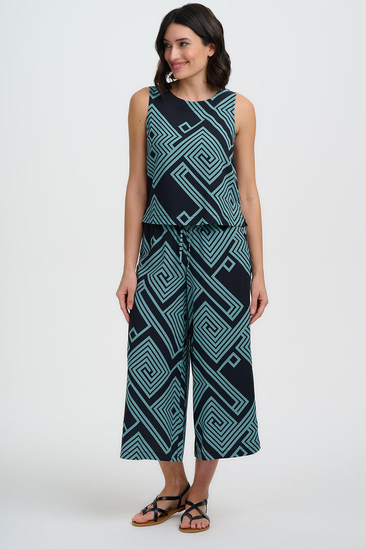 Ameera Cropped Wide Leg Trousers