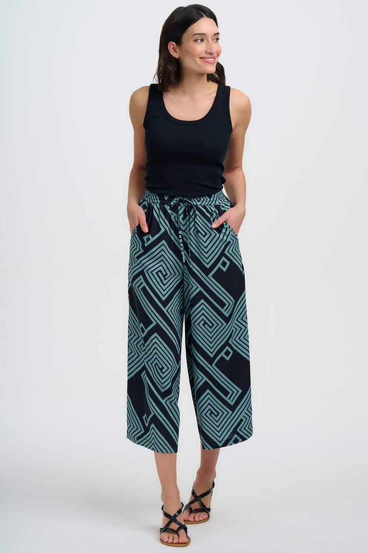 Ameera Cropped Wide Leg Trousers