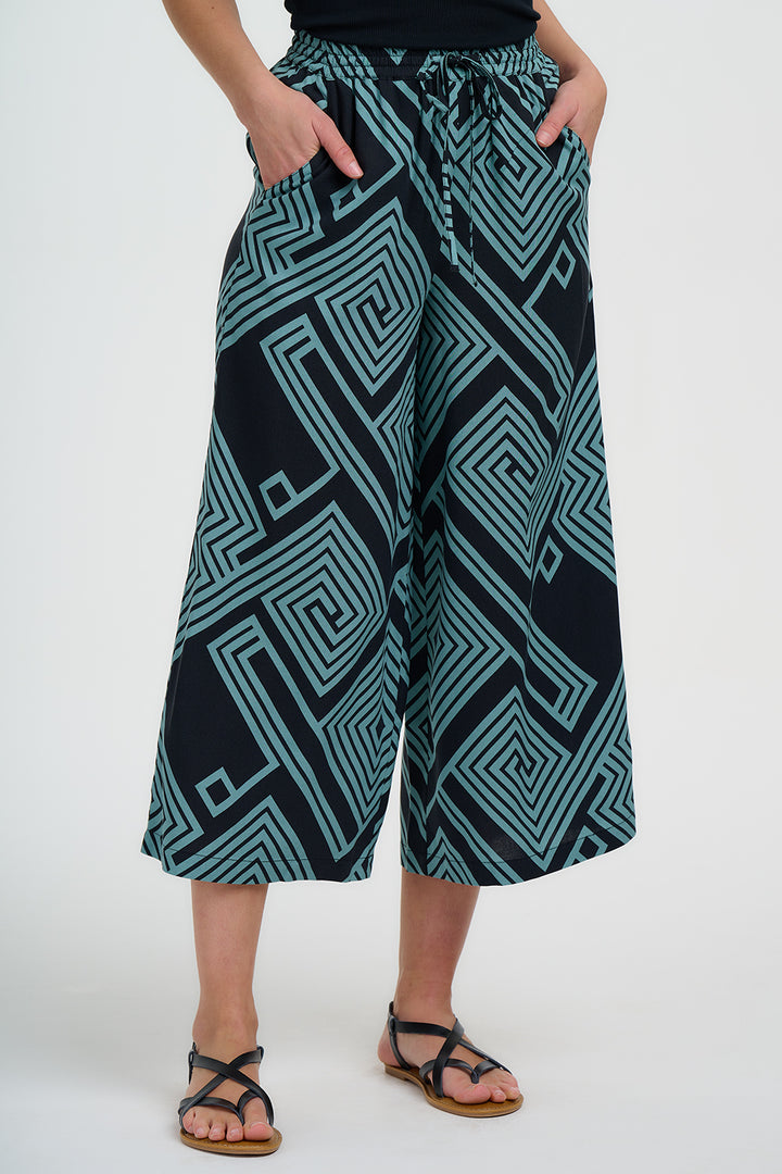 Ameera Cropped Wide Leg Trousers