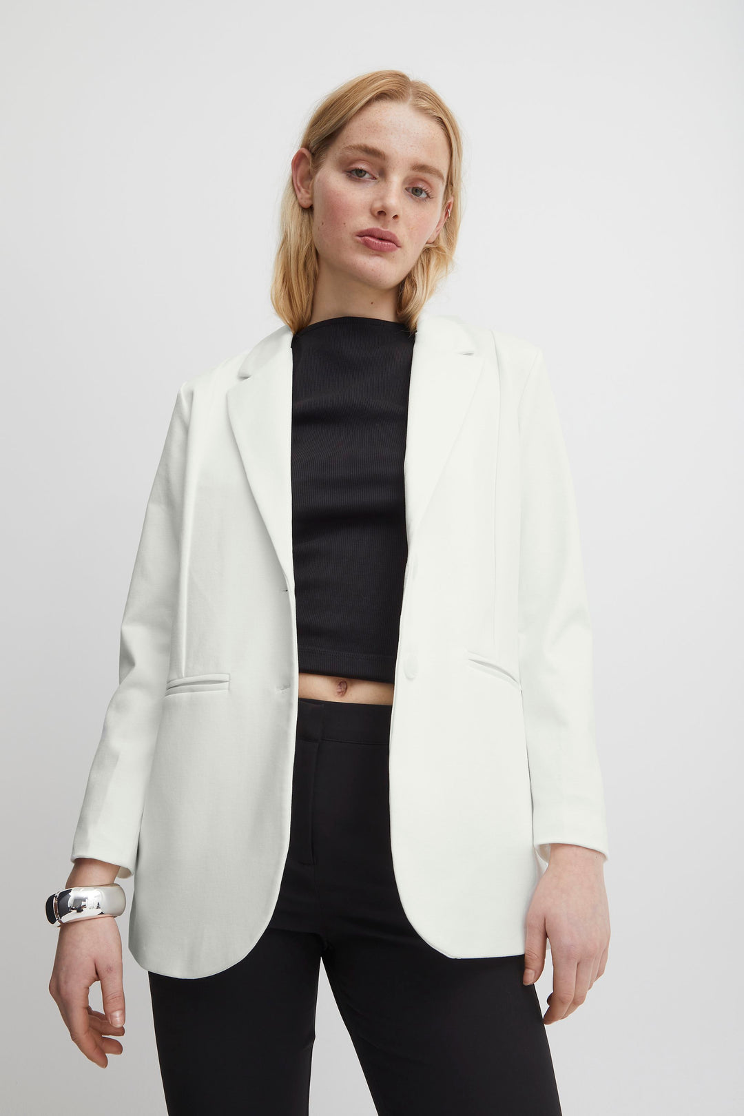 Kate Oversized Blazer Cloud Dancer