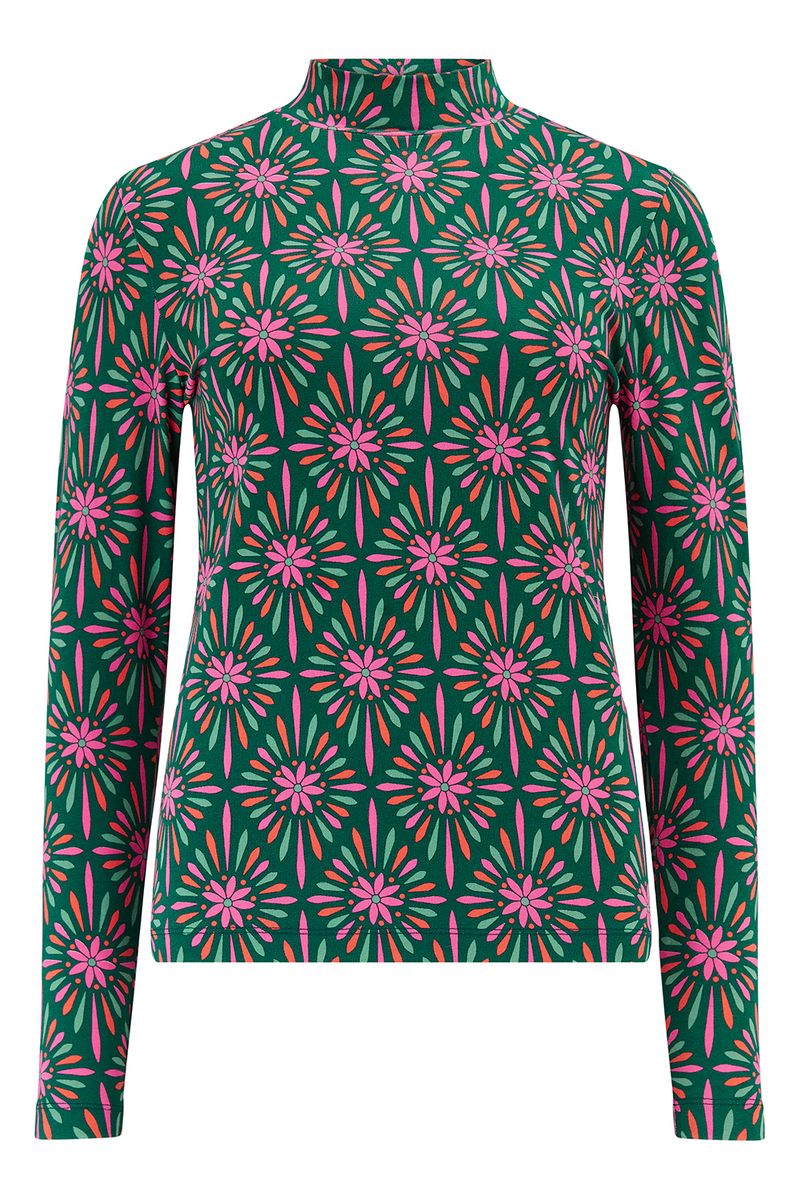 Annika Turtleneck Jersey Top