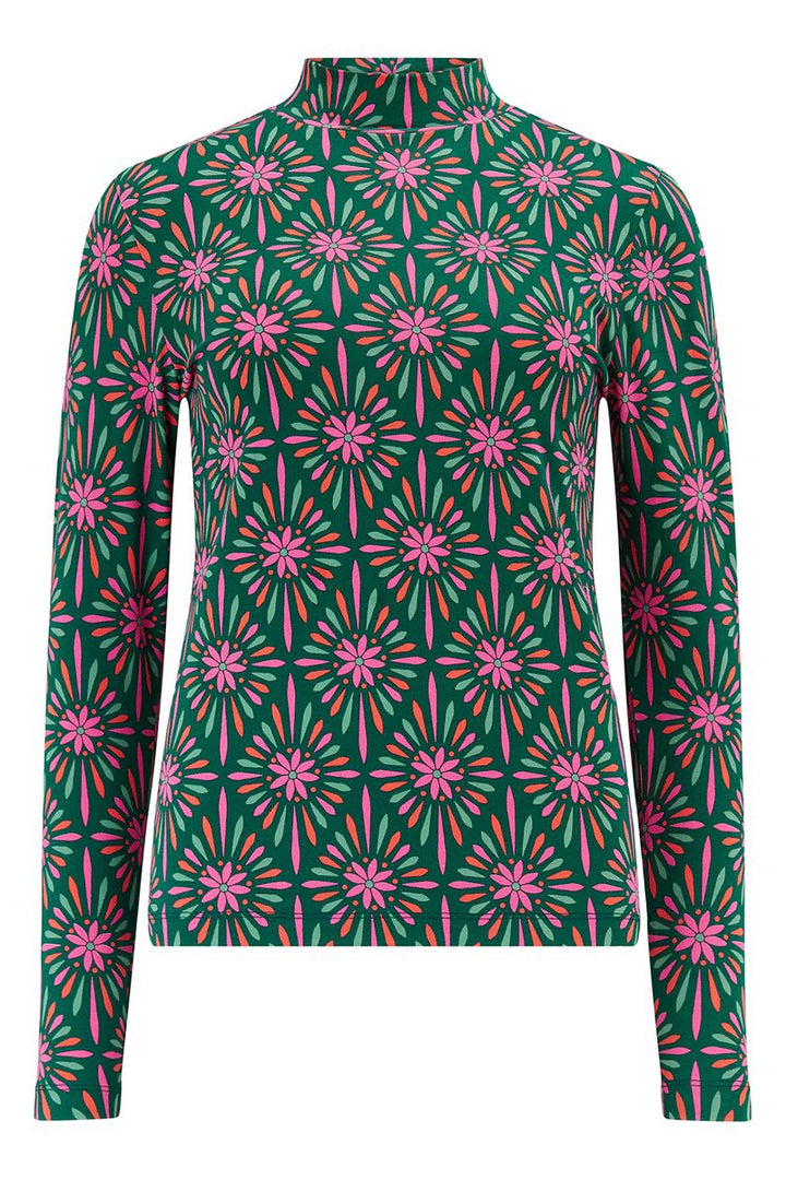 Annika Turtleneck Jersey Top