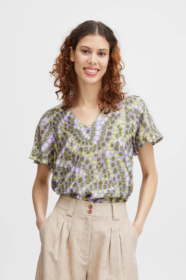 Ibano AOP Blouse