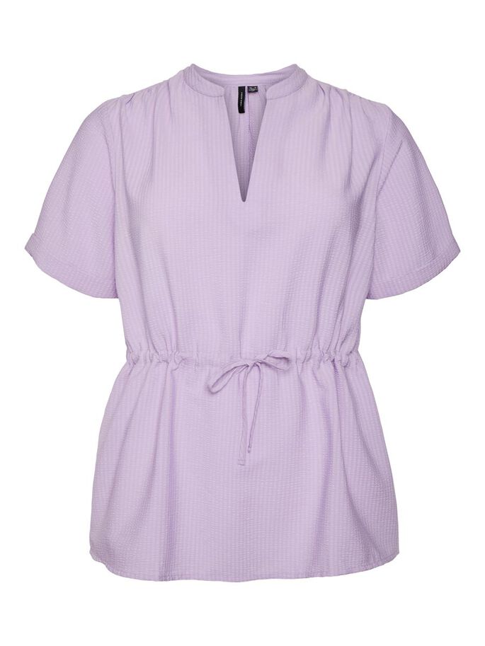 Curve Eliza Short Sleeve Blouse