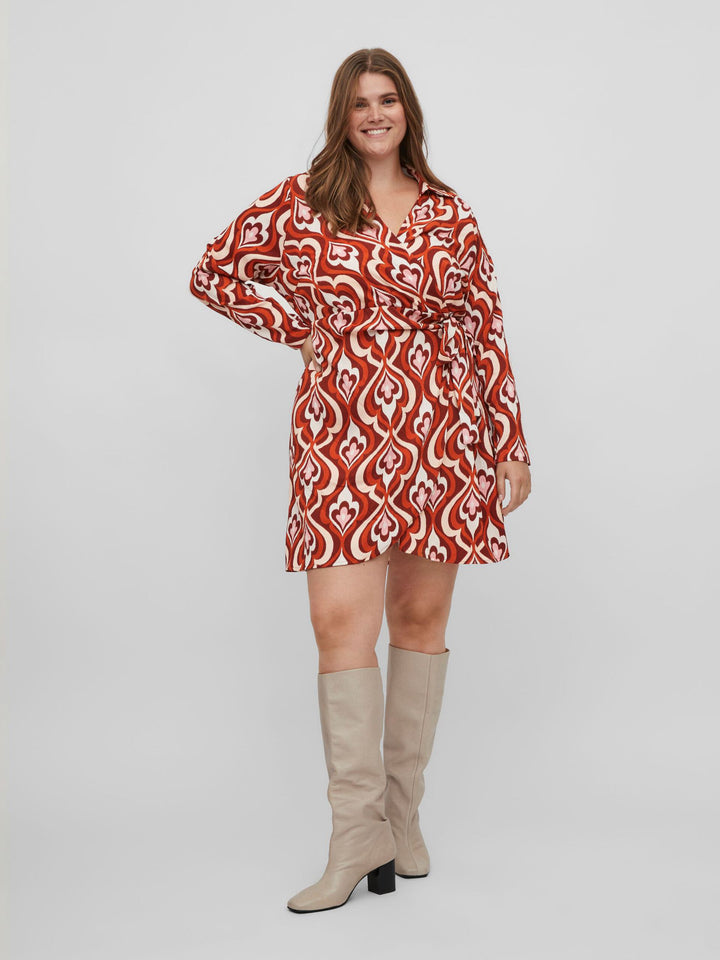 Curve Miras Wrap Dress