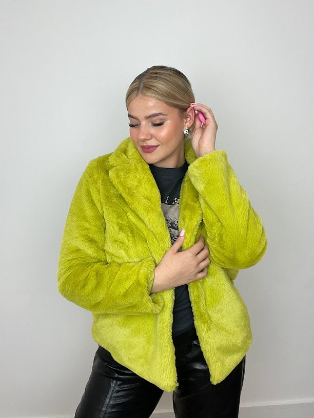 Simpo Faux Fur Jacket