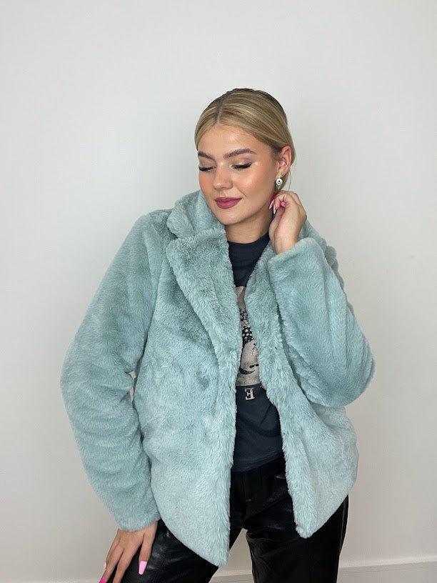 Simpo Faux Fur Jacket