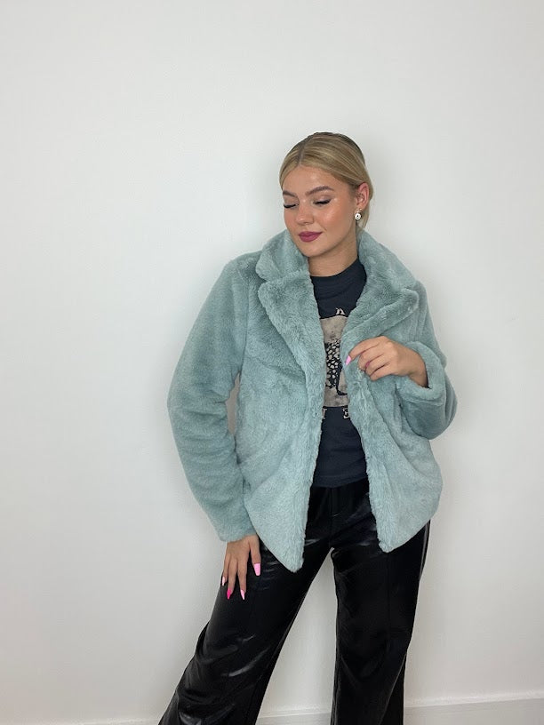 Simpo Faux Fur Jacket