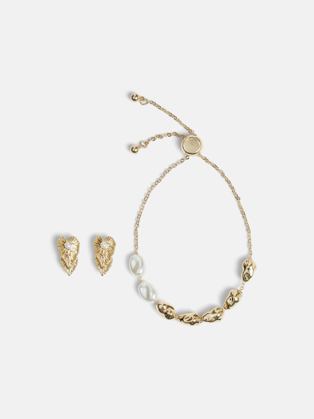 Daisy Bracelet & Earrings Set